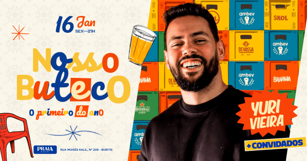 Imagem do evento Primeiro Nosso Buteco do Ano - 16/01