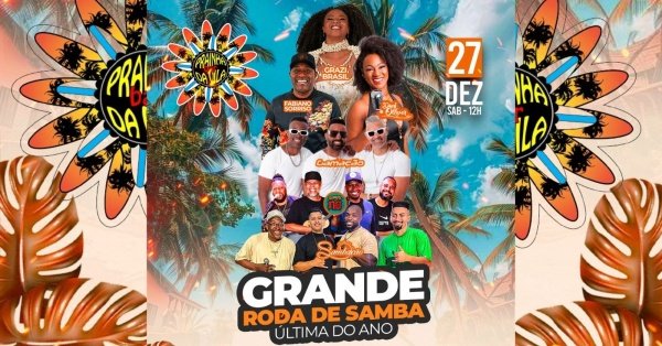 Imagem do evento Grande Roda de Samba do Prainha da Vila (27/12)