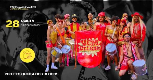 Imagem do evento PROJETO DOS BLOCOS COM BLOCO VEM DELÍCIA