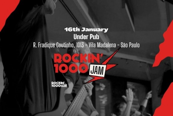 Imagem do evento ROCKIN1000 JAM @ SÃO PAULO