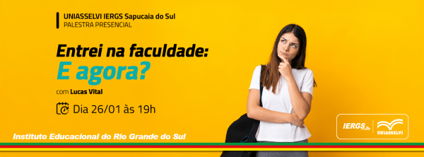 Imagem do evento Entrei na Faculdade: e agora?