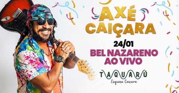 Imagem do evento Axé Caiçara - Show com Bel Nazareno