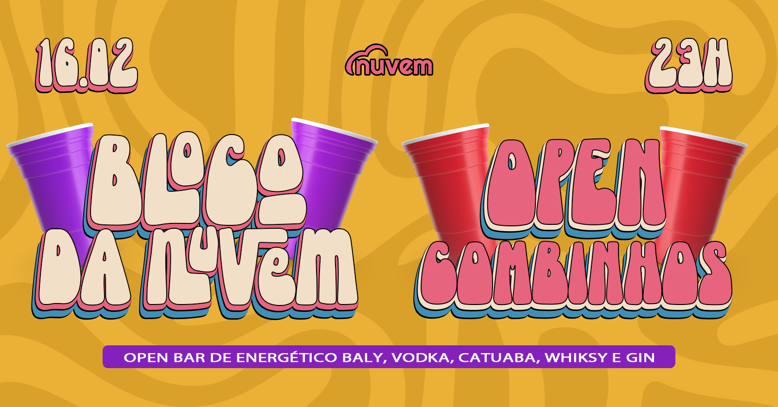 Bloco da Nuvem OPEN Combinhos - 16/2 - Porto Alegre, RS