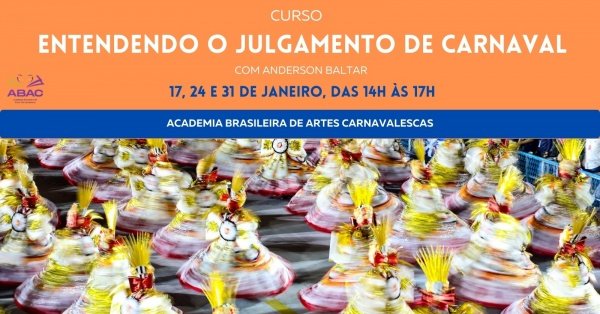 Imagem do evento Curso Entendendo o Julgamento de Carnaval