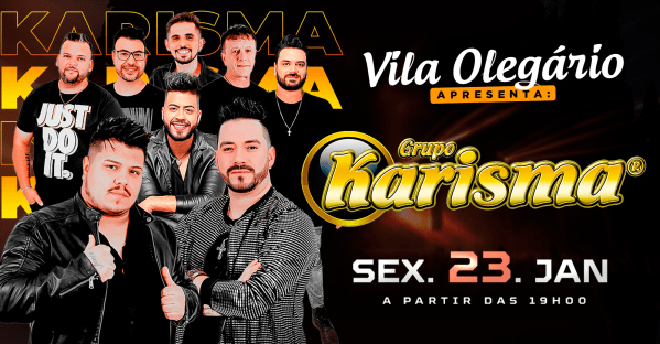 Imagem do evento GRUPO KARISMA - VILA OLEGÁRIO