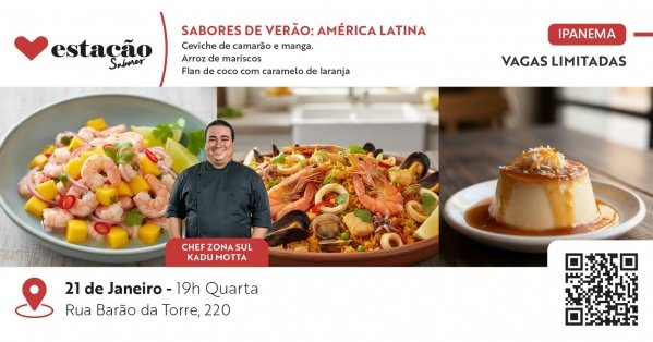 Imagem do evento Sabores de verão: América Latina