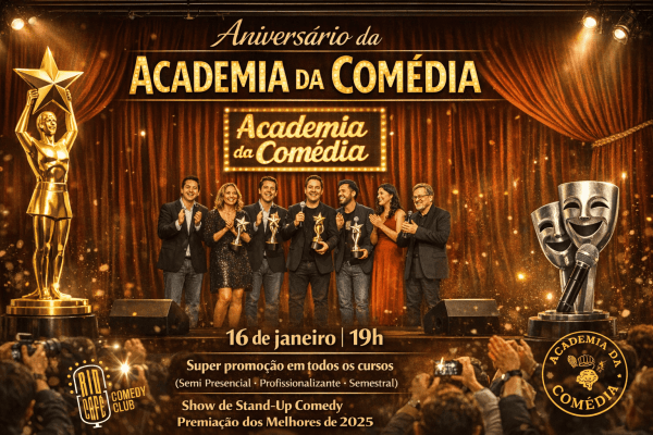 Imagem do evento ANIVERSÁRIO ACADEMIA DA COMÉDIA