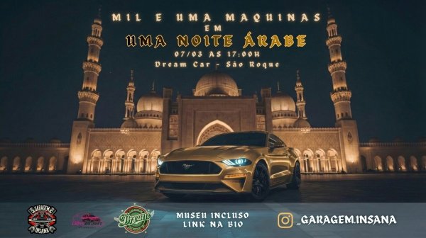 Imagem do evento Garagem Insana: As Mil e Uma Máquinas