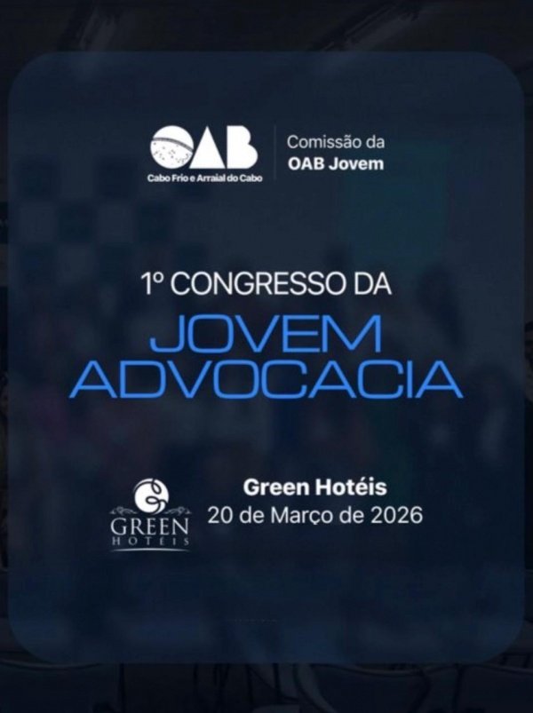 Imagem do evento 1º CONGRESSO DA JOVEM ADVOCACIA