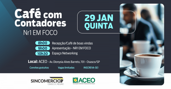 Imagem do evento Café com Contadores - NR1 em Foco