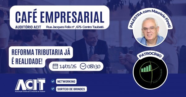 Imagem do evento CAFÉ EMPRESAARIAL JANEIRO 2026