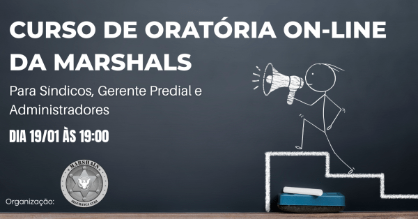 Imagem do evento Evento On-line Curso de Oratória Marshals