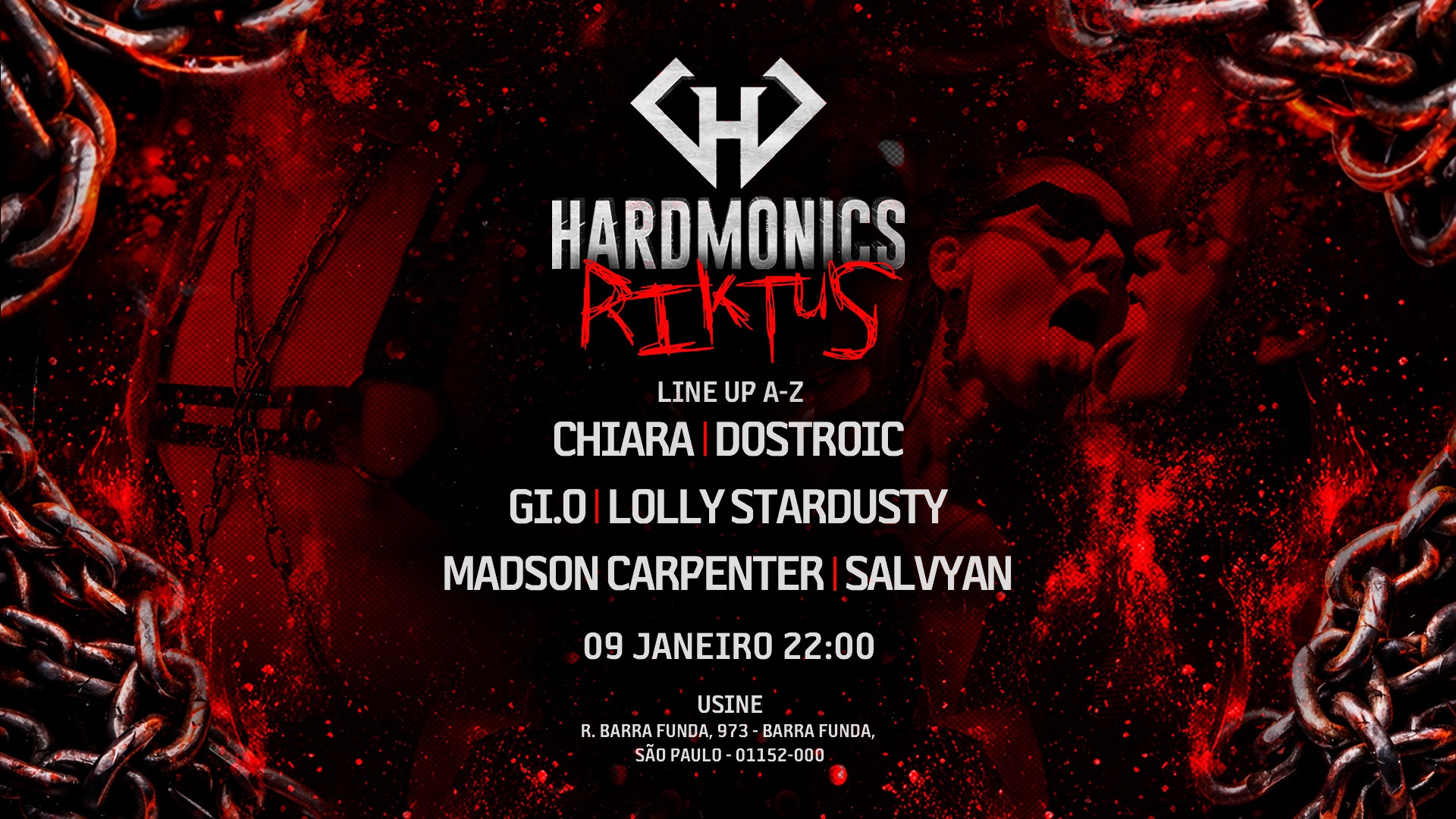 Capa do evento: HARDMONICS x RIKTUS