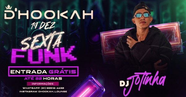 Imagem do evento Sexta D-hookah 18/12/2025