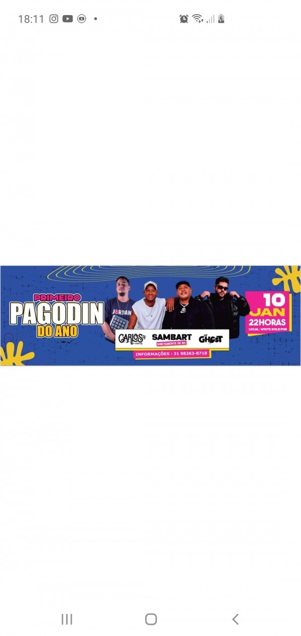 Imagem do evento PRIMEIRO PAGODIN DO ANO