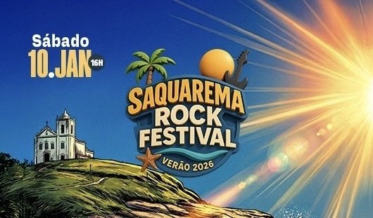 Imagem do evento SAQUAREMA ROCK FESTIVAL | TBT ROCK BAR | BANDA NOTTURNIA + VAA SURF BAND + DJS | DUNAS BISTRÔ ITAUNA