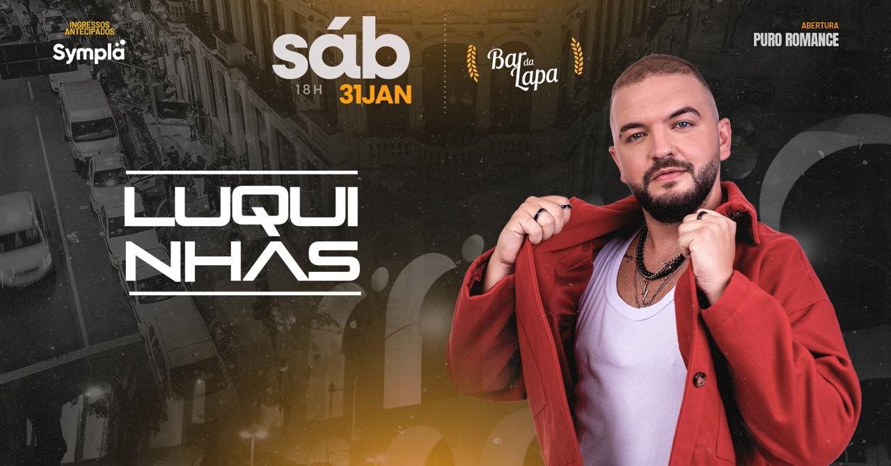 LUQUINHAS NO BAR DA LAPA - Rio de Janeiro, RJ