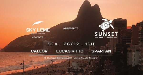 Imagem do evento Sunset Boa Viagem no SKY Leme