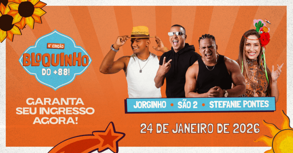 Imagem do evento Bloquinho do +88