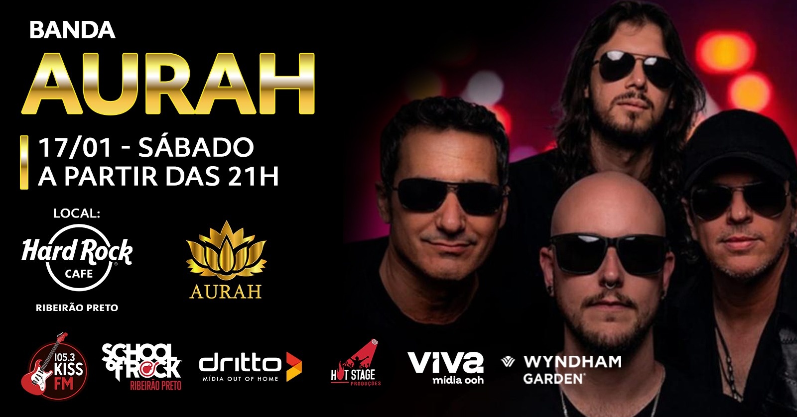 Aurah – Grandes Clássicos do Rock no Hard Rock Cafe