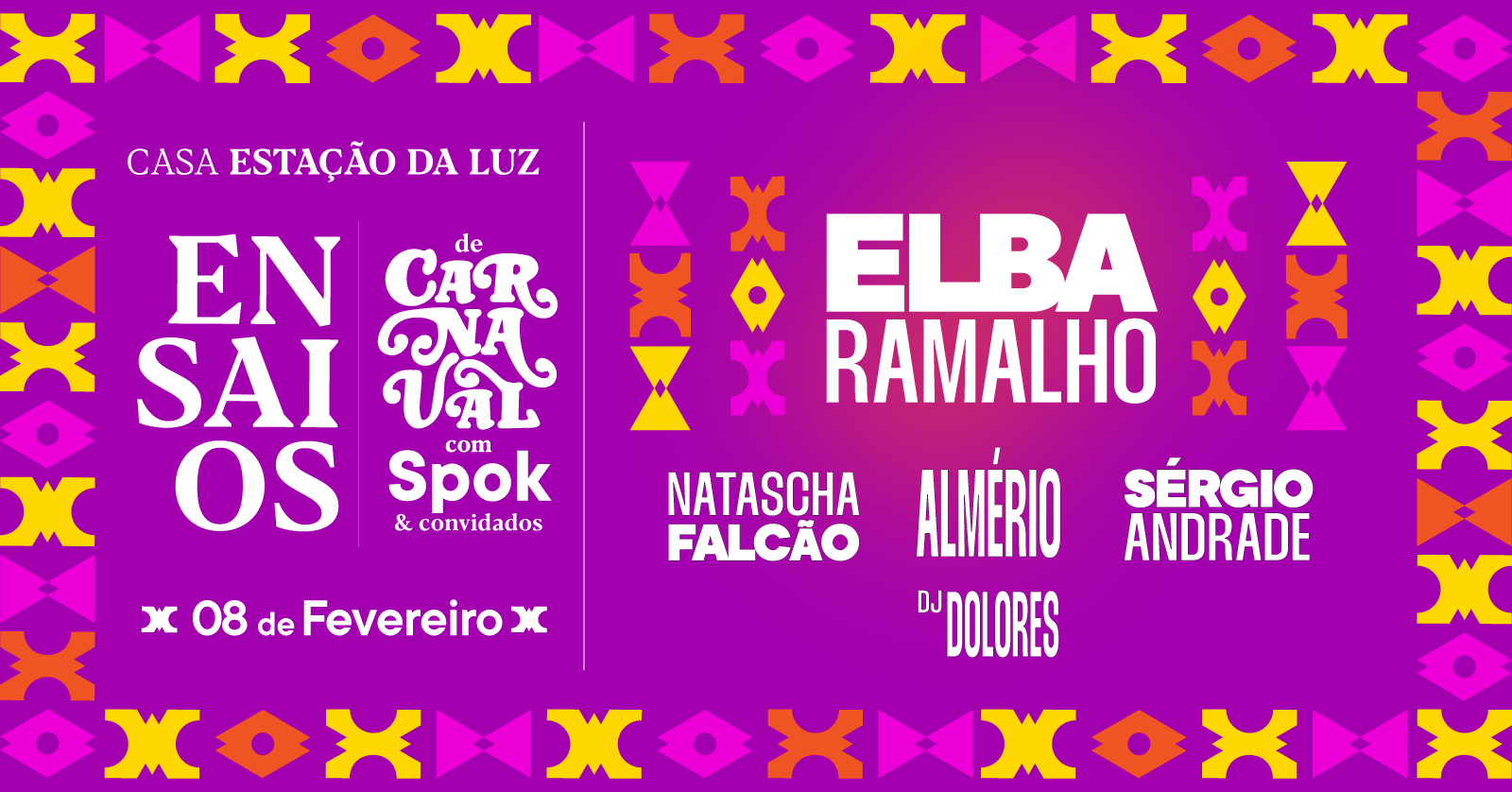 Ensaios de Carnaval da CEL: Spok e Convidados - 08/02 - Olinda, PE