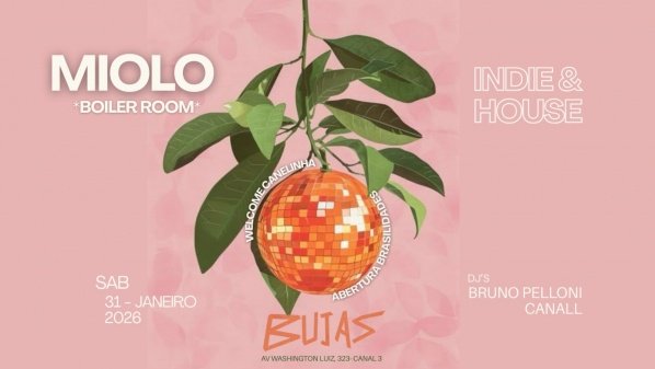 Imagem do evento MIOLO - Boiler Room | Santos/SP