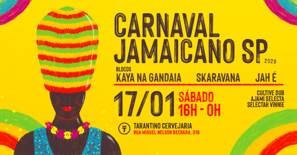 Imagem do evento Carnaval Jamaicano SP | Tarantino Carnaval '26