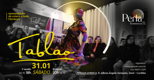 Imagem do evento PERLA FLAMENCA TABLAO - Primeira Sessão 31-01-2026, 18h