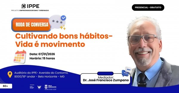 Imagem do evento Roda de conversa: Cultivando bons hábitos - Vida é movimento