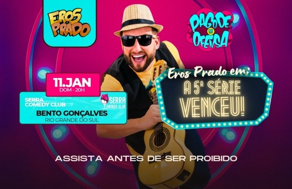 Imagem do evento EROS PRADO - O PAGODE DA OFENSA