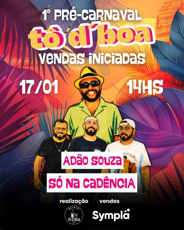 Imagem do evento 1° PRÉ DO TÔ D'BOA