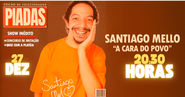 Imagem do evento Santiago Mello - A cara do povo