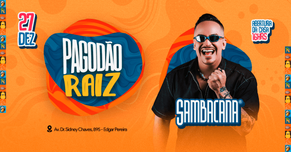 Imagem do evento Pagodão Raiz - Sambacana no Botequim