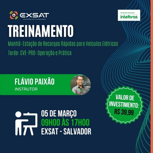 Imagem do evento Treinamento CVE: Estação de recarga e CVE PRO