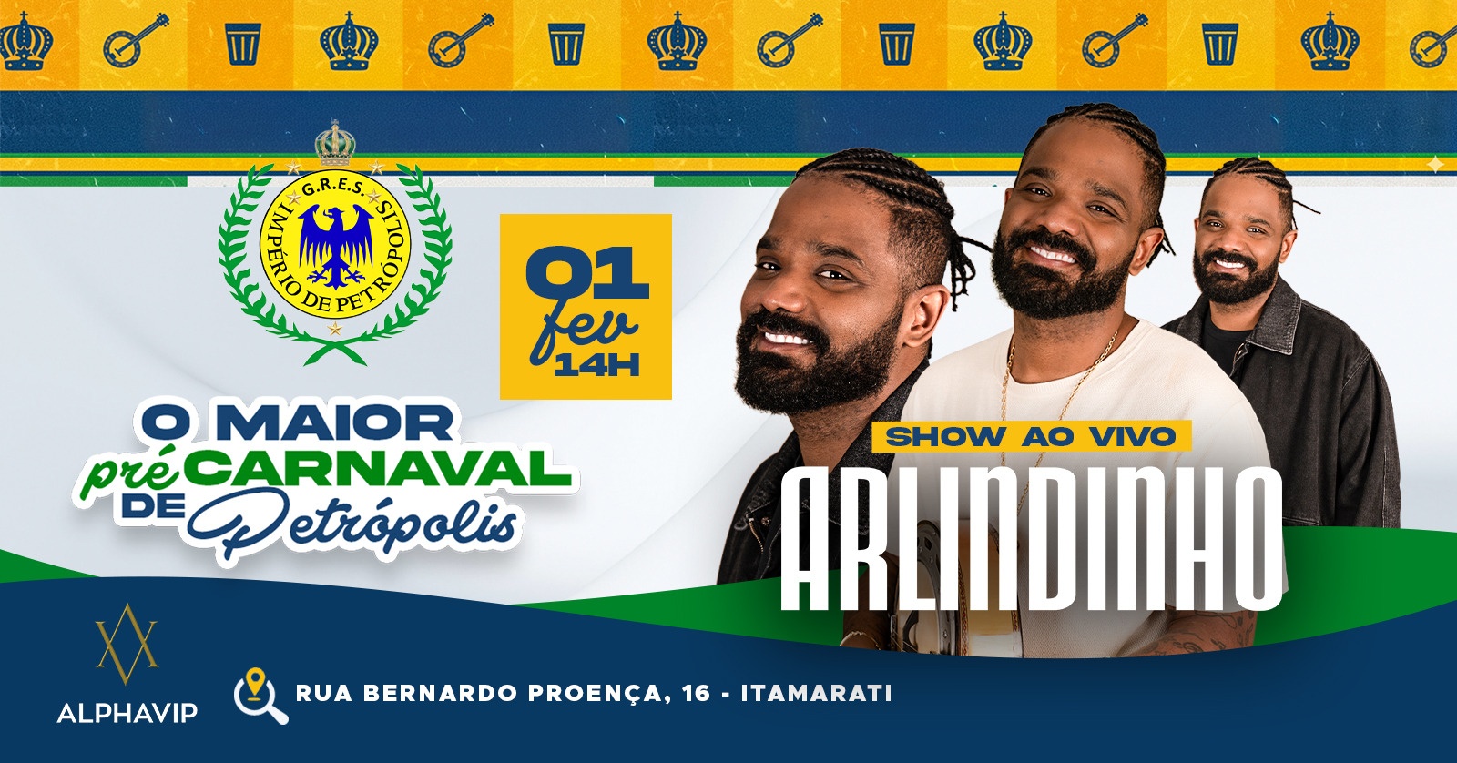 O MAIOR PRÉ CARNAVAL DE PETRÓPOLIS COM ARLINDINHO - Petrópolis, RJ