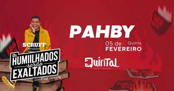 Imagem do evento PAHBY EM NITERÓI - 05 DE FEVEREIRO - QUINTAL CENTRO CULTURAL