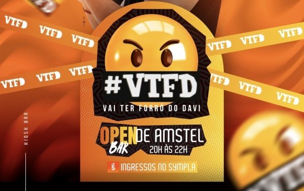 Imagem do evento 27/12 - KIOSK - VTFD - Vai Ter Forro do Davi