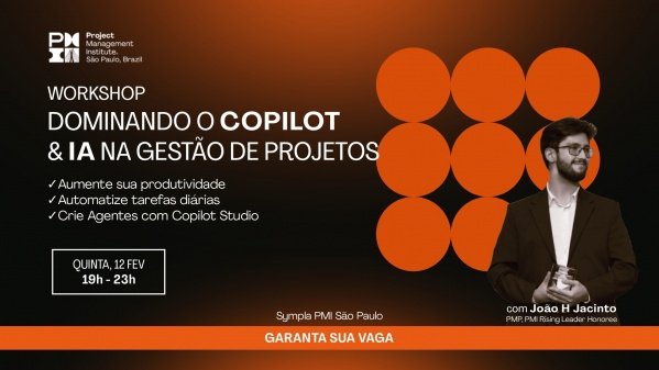 Imagem do evento [Workshop] Como Utilizar o Copilot e a Inteligência Artificial na Frente de Negócios