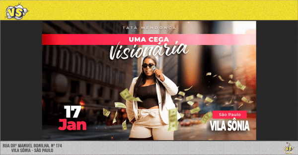 Imagem do evento Tata Mendonça - Uma Cega Visionária