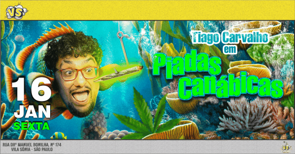 Imagem do evento Thiago Carvalho - PIADAS CANABICAS