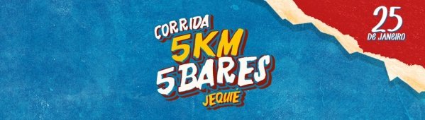 Imagem do evento 1ª Corrida 5km 5 bares - Jequié Ba