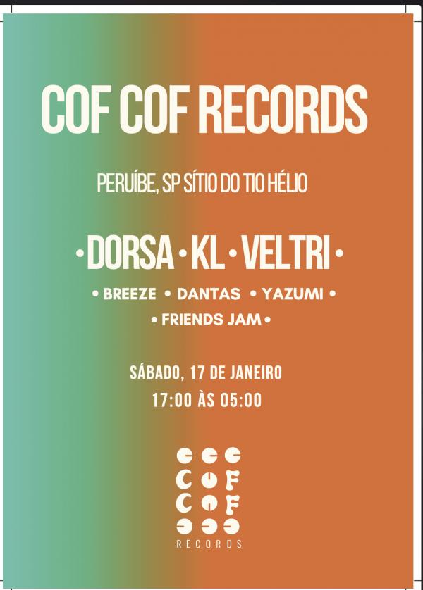 Imagem do evento COF COF RECORDS - FIRST EDITION