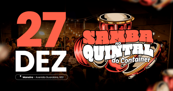 Imagem do evento 27/12 | Samba no Quintal | Container 932