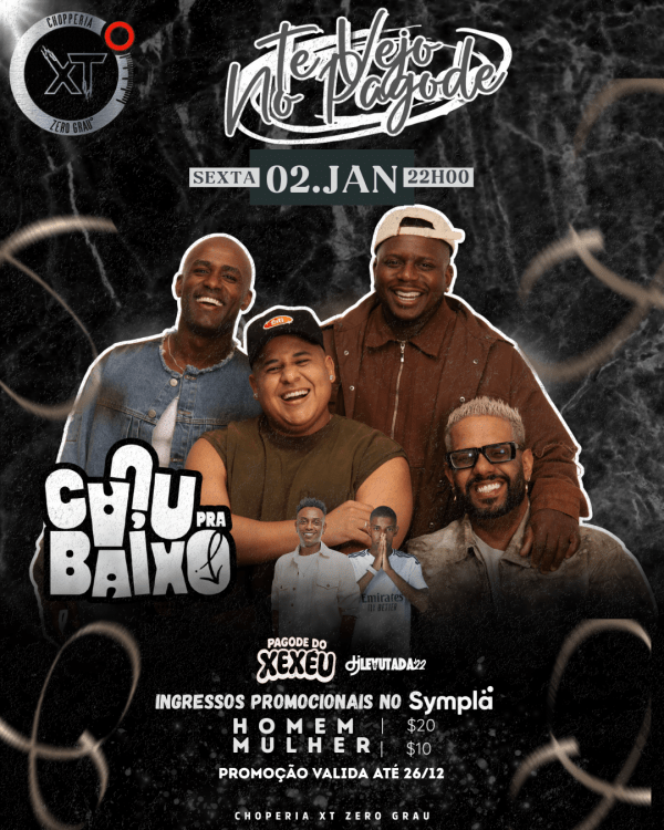 Imagem do evento TE VEJO NO PAGODE