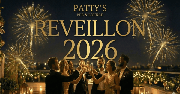 Imagem do evento Réveillon 2026 na Beira-Mar Norte | Pattys Pub & Lounge Open Bar & Alta Gastronomia