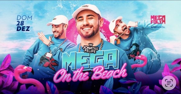 Imagem do evento MEGA ON THE BEACH COM JONATAS FELIPE 28/12!!