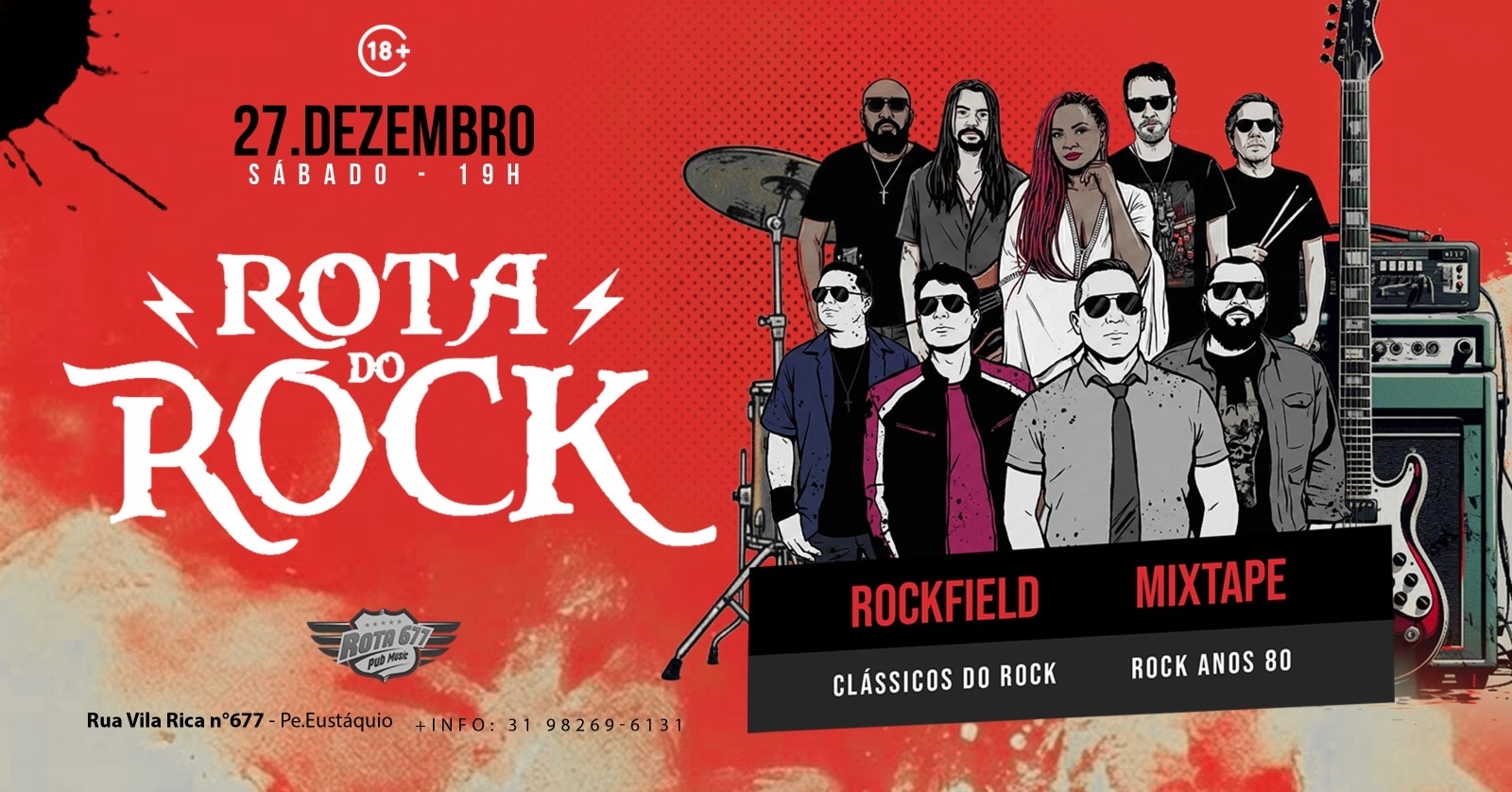 ROTA DO ROCK |ROCKFIELD & MIXTAPE| 27/12 | 19H