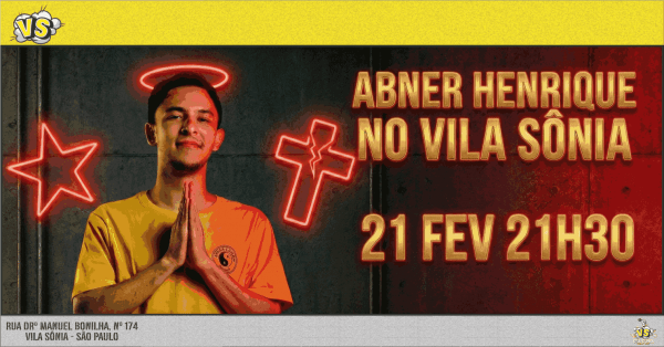Imagem do evento Abner Henrique - Comédia Stand Up