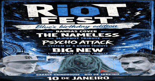 Imagem do evento RioT Fest - Blue's birthday edition