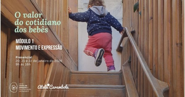 Imagem do evento O valor do cotidiano dos bebês -  PRESENCIAL - 03 módulos